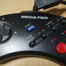 MD メガドライブ アスキー メガパッド MEGA PAD 連射 スロー機能_画像4