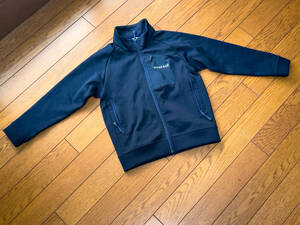 [mont-bell] Mont Bell mountain jersey jacket Kid's 120 STYLE# 1114395 old type navy ( navy blue color )