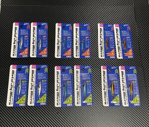 ダイソー メタルジグマイクロ 全種類12個（5gx6個x3色・3gx6個x3色）