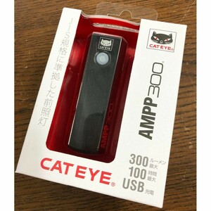 [ new goods unused ]CATEYE AMPP300 black HL-EL083RC USB charge LED 300 lumen cat I USB rechargeable 