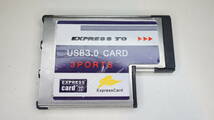 【ExpressCard54】 USB3.0×3ポート増設カード_画像1