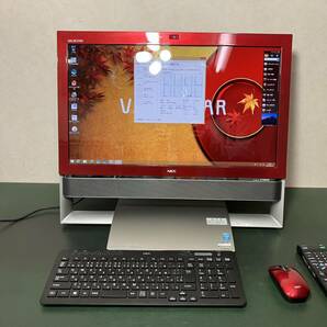 【3波地デジ・ぱっと観テレビ・3TB・Core i7・8GB・無線LAN・Bluetooth・HDMI入力】VALUESTAR N VN770/NSR PC-VN770NSR クランベリーレッド