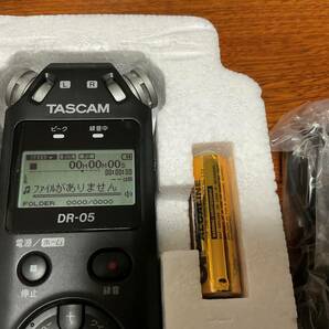 【TASCAM タスカム】 DR-05 VER3 リニアPCMレコーダー ハンディレコーダー microSD付 中古 動作確認済の画像5