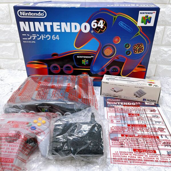 【本体極美品、ほぼ未使用】 初代 ニンテンドー64 任天堂 NINTENDO 64 ゲーム機 本体 NUS-001 ブラック