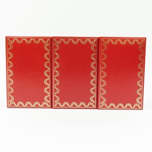 40623★1円スタート★CARTIER カルティエ 極美品 ライター用 ケース ボックス BOX まとめ売り 小物 ボルドー