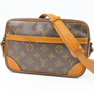 79640LOUIS VUITTON ルイヴィトン トロカデロ23 斜め掛けOK ヴィンテージ モノグラム ショルダーバッグ PVC ヌメ革 ブラウン レディース