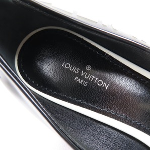 40866★1円スタート★LOUIS VUITTON ルイヴィトン 未使用品 靴 シューズ ヒール ロゴ 36 23cm コールバックライン パンプス レザーの画像9