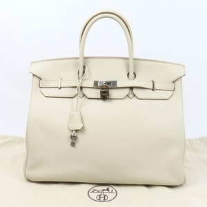 78738HERMES エルメス 新品同様美品 バーキン40 べトン シルバー金具 ハンドバッグ トゴ べトン C刻印 BIRKIN 40 TOGO BETON