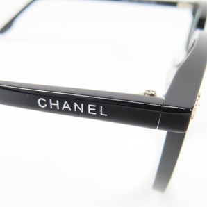 41032★1円スタート★CHANEL シャネル 極美品 アイウェア ココマーク CH4691 54□17-145 メガネ プラスチック ブラックの画像4