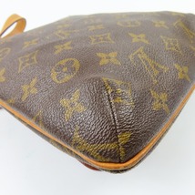 79657LOUIS VUITTON ルイヴィトン 中極美品 ミュゼットサルサショート ヴィンテージ モノグラム ショルダーバッグ PVC ブラウン レディース_画像6