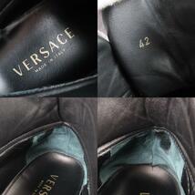 40913★1円スタート★VERSACE ヴェルサーチ 綺麗 靴 シューズ ハイカット メデューサ 42 27cm スニーカー レザー ブラック_画像10