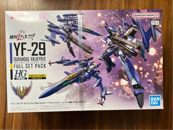 HG 劇場版マクロスΔ 03 1/100 YF-29 デュランダルバルキリー （マクシミリアンジーナス機） フルセットパック