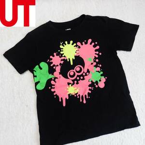 UNIQLO×スプラトゥーンコラボTシャツ★黒サイズ140ユニクロUTキッズ
