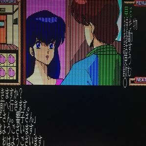 マイクロキャビン めぞん一刻 完結篇 PC-8801版（5インチFD4枚 パッケージ、説明書はコピー。バックアップの物で起動確認済）送料込みの画像10