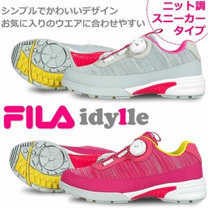 FILA GOLF レディース スパイクレスシューズ イディル FL-IDLSL-TJ ピンク 24.0cm[52537]