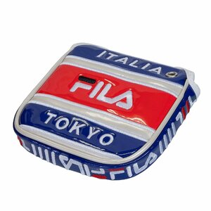 FILA GOLF 大型マレットパター用ヘッドカバー FL-MPTC-TA ホワイト[49249]