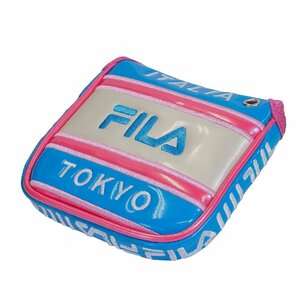 FILA GOLF 大型マレットパター用ヘッドカバー FL-MPTC-TA ピンク[49251]