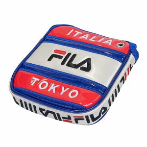 FILA GOLF 大型マレットパター用ヘッドカバー FL-MPTC-TA ブルー[49248]