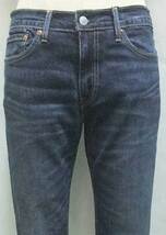 □新品 Levi's　リーバイスジーンズ　タイトストレートジーンズ　04511-2408 濃い中古加工色 29インチ_画像3