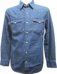 ○新品 Levi's リーバイス デニムシャツ ウェスタン 85744-0041 濃い中古色 日本サイズM寸(Levi'sS寸）