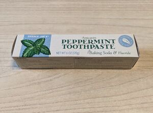 Trader Joe's トレーダージョーズ ペパーミント 歯磨き粉 170g PEPPERMINT TOOTHPASTE