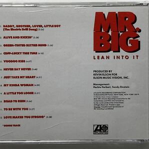 【メロハー】Mr. Big / Lean Into It 国内盤 帯あり SHM-CD リマスターの画像3