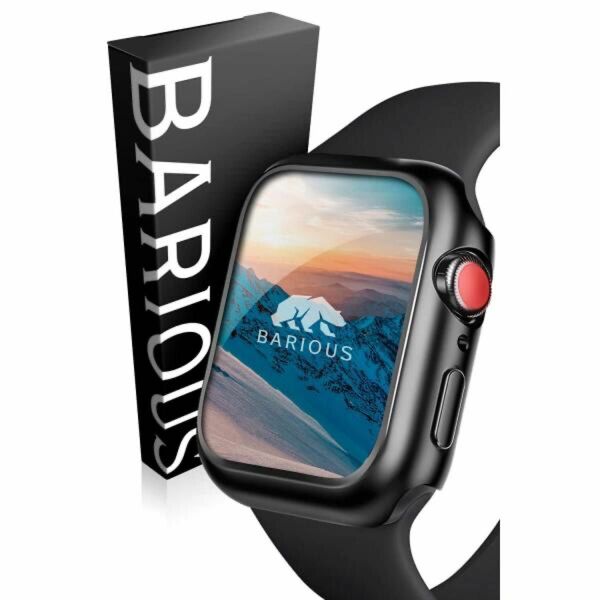 BARIOUS BARIGUARD3 for AppleWatch アップルウォッチ用 防水 保護ケース マットブラック ウオッチ