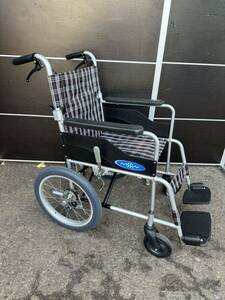 NissiN 日進医療器 アルミ製 介助用 車椅子 NC-2CB 車いす 車イス 介護用品 軽量 16インチ