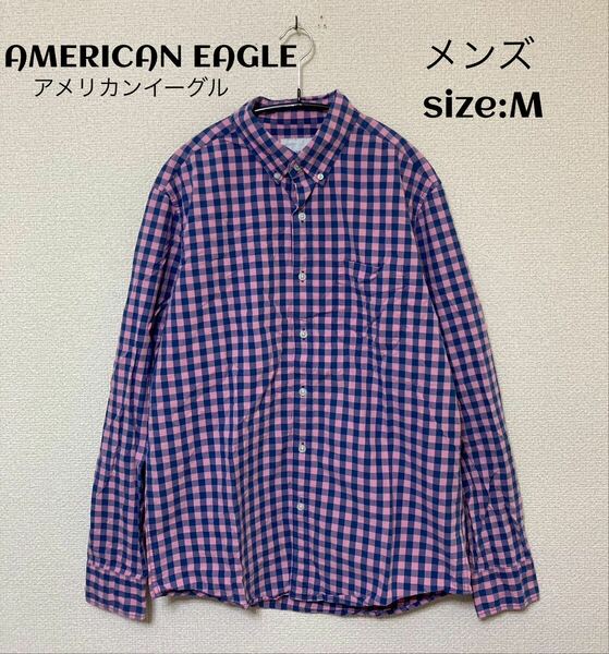 AMERICAN EAGLE アメリカンイーグル チェックシャツUSA輸入古着M