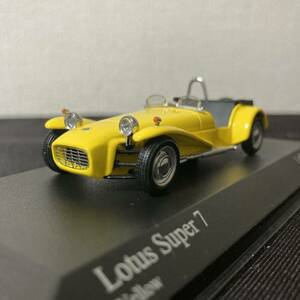 1/43 ミニチャンプス ロータス　スーパー　7 イエロー　minichamps Lotus Super Seven