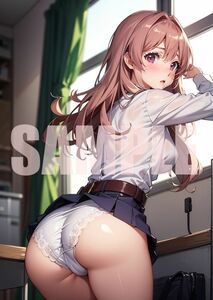 IRSc2　RAIL　WARS！　小海はるか　同人　ポスター　イラスト　美少女　A4　光沢紙　アニメ　漫画　ジブリ