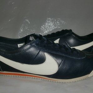 ★NIKE CORTEZ CLASSIC OG LEATHER `11製ナイキ 487777-400 コルテッツ クラシック OG レザー ネイビー/ホワイト 着用回数少の画像2