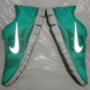 ★NIKE FREE RUN 3+ `11製ナイキ 510642-300 フリーラン 3+ エメラルドグリーン/シルバーリフレクターの画像4