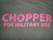 ★CUNE ロングスリーブ Tシャツ S キューン CHOPPER FOR MILITARY USE ロンT 長袖Tシャツ カーキダークブラウン_画像6