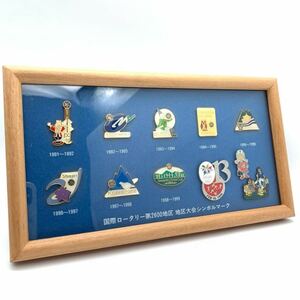  international rotary no. 2600 district district convention symbol mark pin badge picture frame collection 