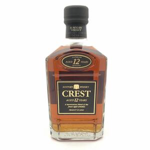 【未開栓】 SUNTORY WHISKY CREST サントリー ウイスキー クレスト 12年 750ml 43%