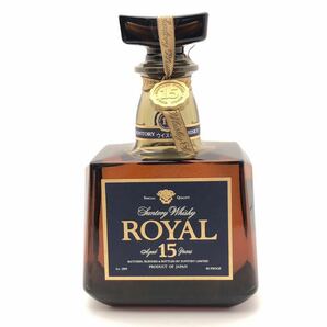 【未開栓】 SUNTORY WHISKY サントリー ウイスキー ROYAL ローヤル プレミアム 15年 ブルーラベル 700ml 43% 箱の画像2