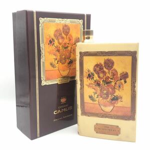 [ not yet . plug ] CAMUS Camus special reserve go ho sunflower book type ceramics change plug cognac brandy 700ml 40% box 