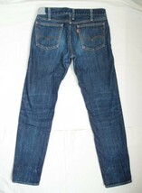 LEVI'S LVC 68606 ジーンズ 1968年モデル BIG E 復刻 ユーズド加工 スーパースリム / リーバイス 606 デニム ローライズ_画像2