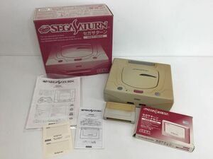 ●代DM053-80　セガサターン 本体のみ HST-0014 パワーメモリー付き SEGA SATURN 箱　説明書付き　家庭用　テレビゲーム