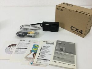 ●営KZ883-60　RICOH CX4　リコー　コンパクトデジタルカメラ　取扱説明書/元箱付き