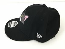 ●営KW840-60【タグ付き】NEW ERA トムとジェリー コラボニューエラ 9FIFTY キャップ 帽子 ブラック_画像5