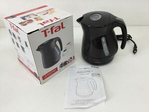 ●営ST954-80【未使用/保管品】T-fal ティファール 電気 ケトル 1.2L ジャスティン プラス カカオブラック KO3408JP