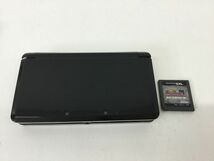 ●営AD799-60　ニンテンドー3DS 本体 コスモブラック 任天堂 CTR-001/ソフト付き ファイアーエムブレム_画像1