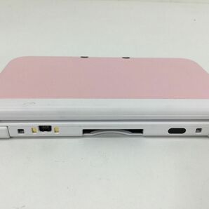 ●営HS251-60 任天堂 Nintendo 3DS LL ピンク×ホワイト SPR-001 ゲームソフト付き どうぶつの森の画像7