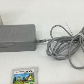 ●営HS251-60 任天堂 Nintendo 3DS LL ピンク×ホワイト SPR-001 ゲームソフト付き どうぶつの森の画像4