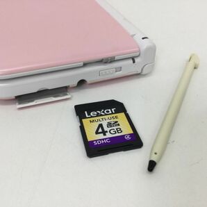 ●営HS251-60 任天堂 Nintendo 3DS LL ピンク×ホワイト SPR-001 ゲームソフト付き どうぶつの森の画像10