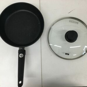 ●営SR136-120 フィスラー ( Fissler ) ステンレス製 鍋 フライパン 大 小 3点セットの画像3