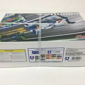 ●KSB101-100【未開封品】アオシマ 新世紀GPX サイバーフォーミュラ 1/24 アスラーダG.S.X エアロモード プラモデルの画像4