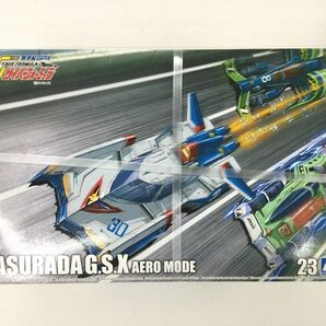 ●KSB101-100【未開封品】アオシマ 新世紀GPX サイバーフォーミュラ 1/24 アスラーダG.S.X エアロモード プラモデルの画像1